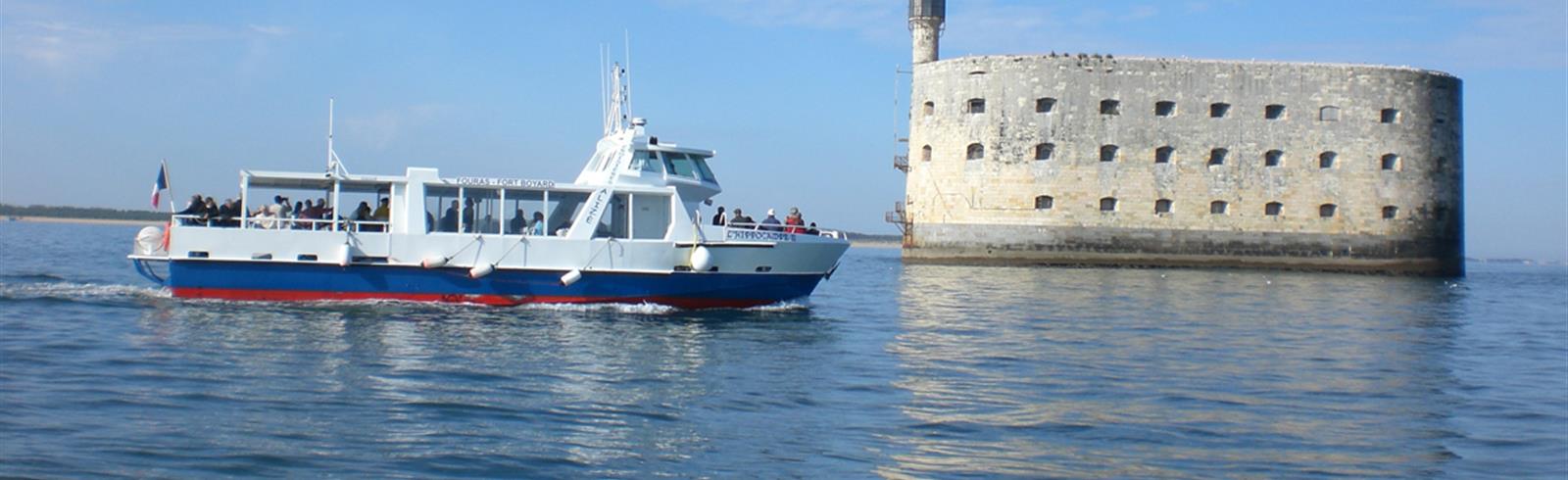 Boottoch naar Fort Boyard 