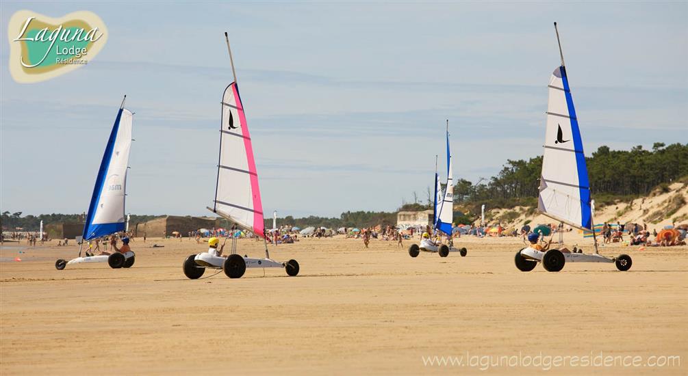 Zand yacht in de buurt van Royan, Laguna Lodge, Frankrijk