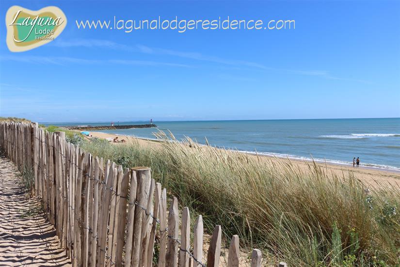 La Cotinière strand, Île d'Oléron, atlantische kust , Frankrijk