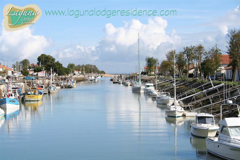 Boyardville Harbor, Île d'Oléron, Atlantische kust, Frankrijk